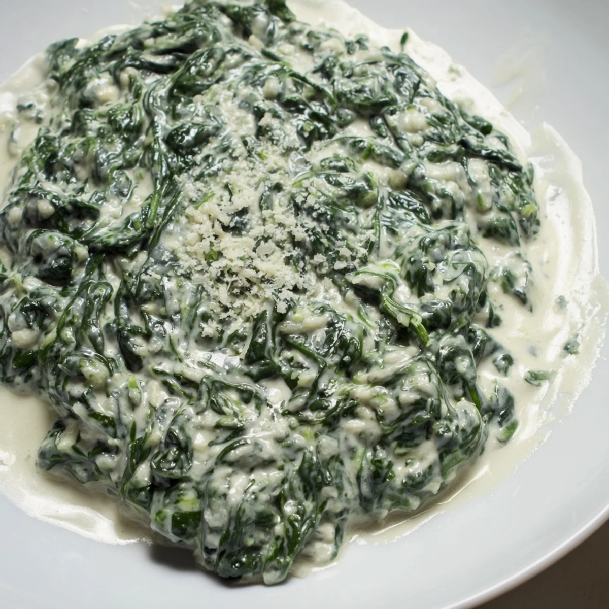 This delicious creamy spinach recipe presents a comforting dish, perfect as a side for any meal.