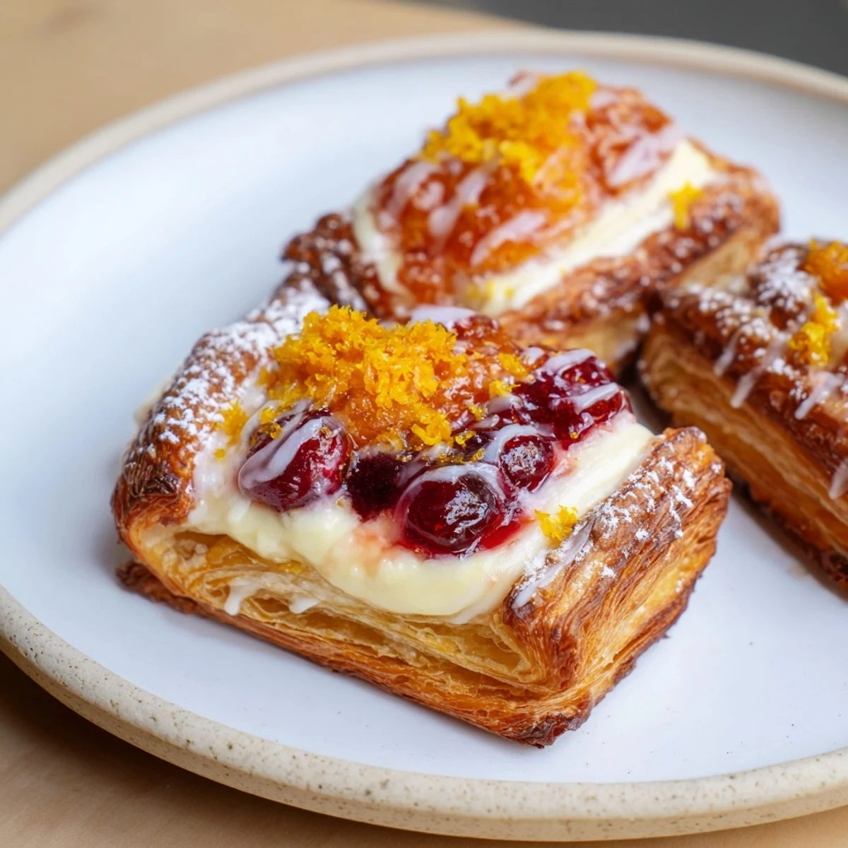 Cranberry Cream Cheese Danish