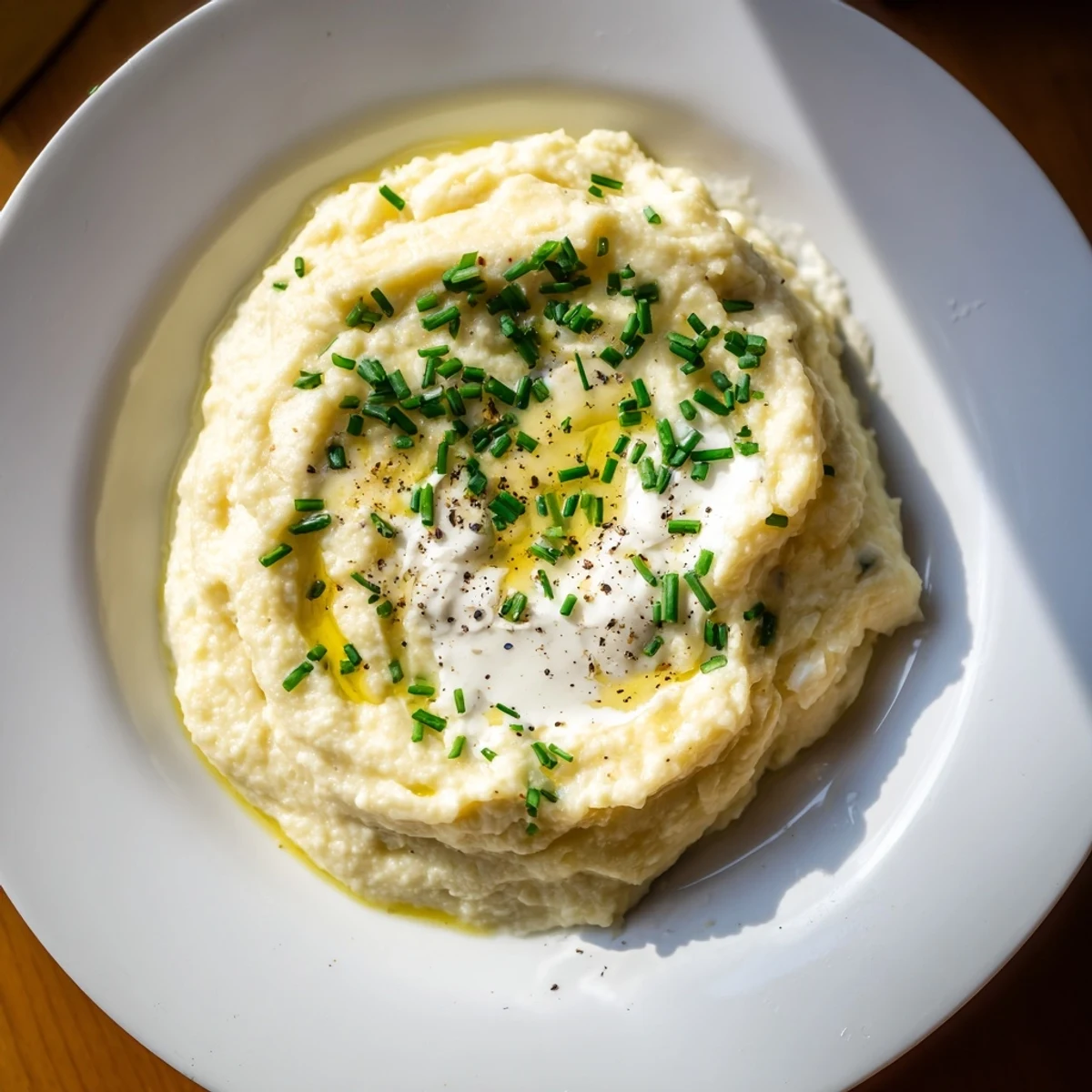 Garlic Mashed Cauliflower