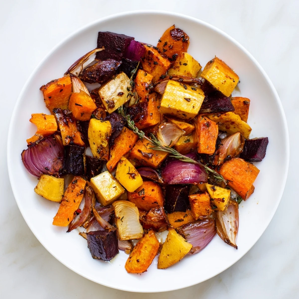 Roasted Root Vegetables Balsamic