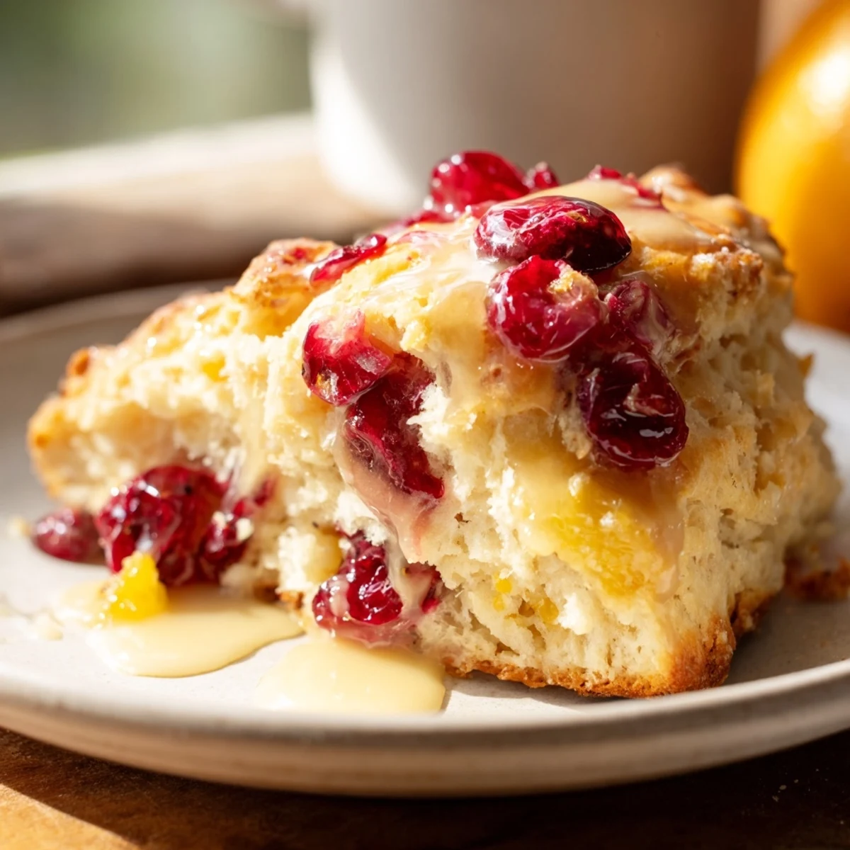 Cranberry Orange Scones Glaze