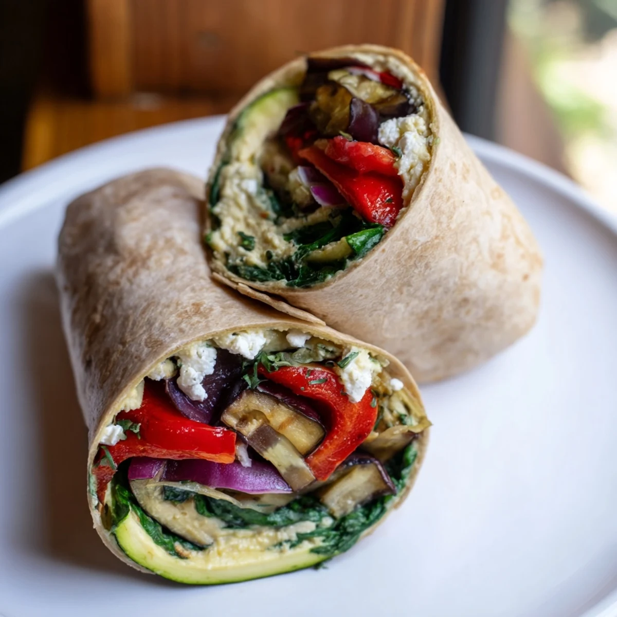 Roasted Veggie Wrap