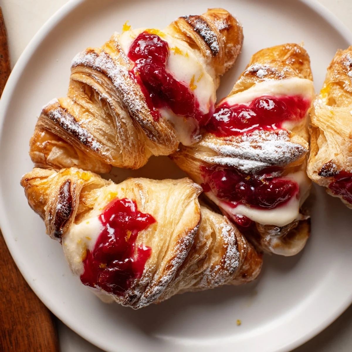 Flaky Cranberry Danish Pastry