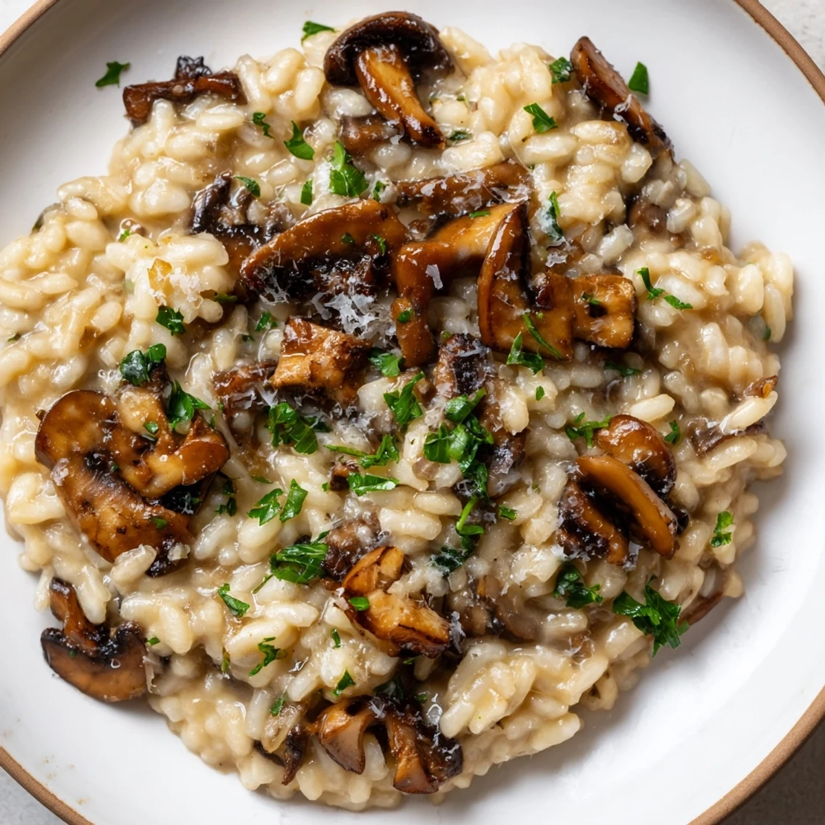 Creamy Mushroom Risotto
