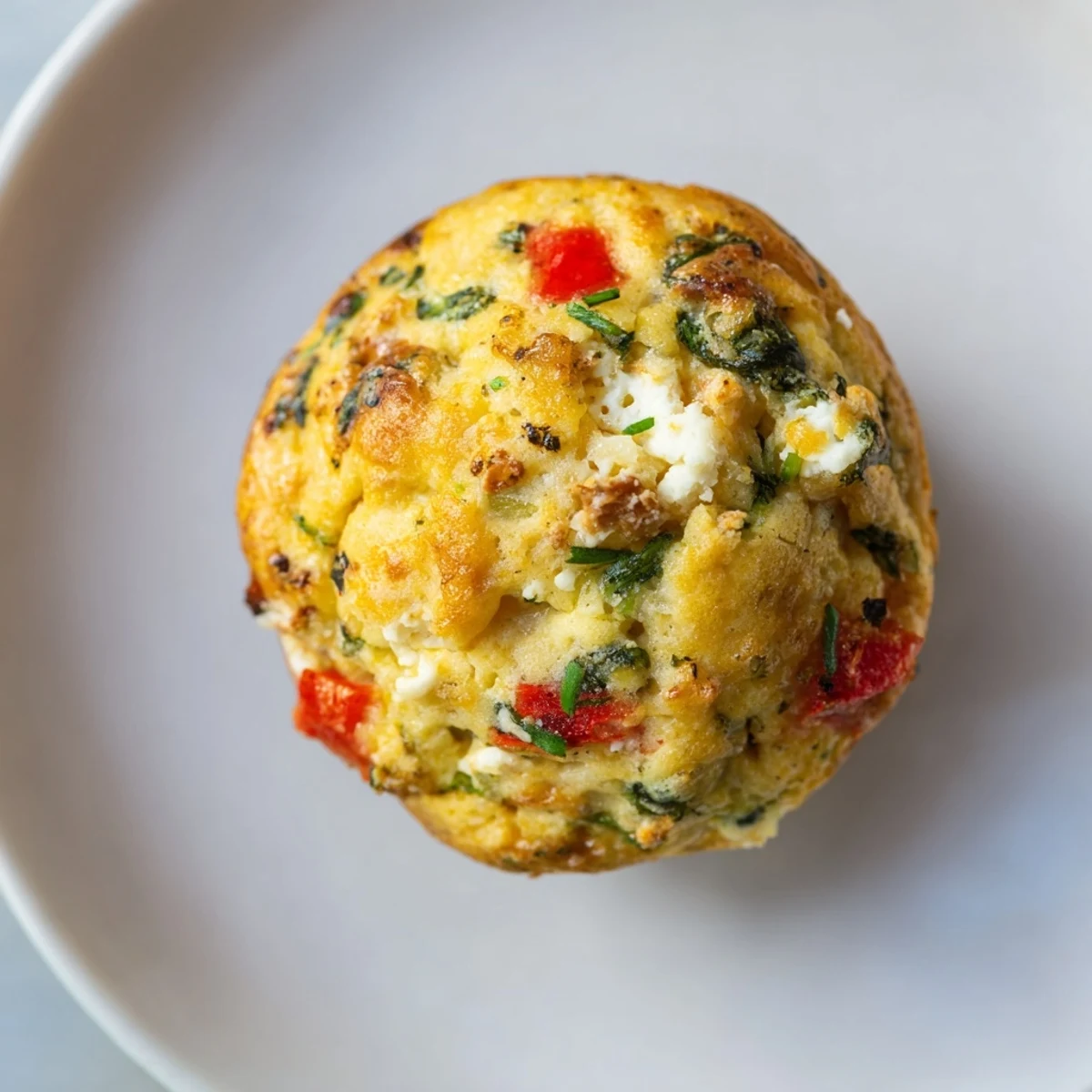 Golden-brown savory muffins, filled with cheese and herbs, perfect for a flavorful brunch.