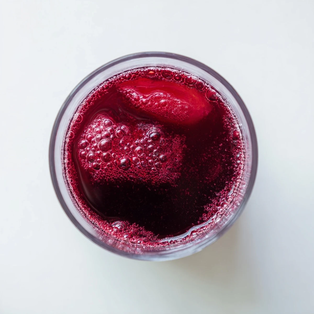 Delicious Winter Berry Juice, a refreshing beverage featuring a mixture of berries and bright citrus flavors.
