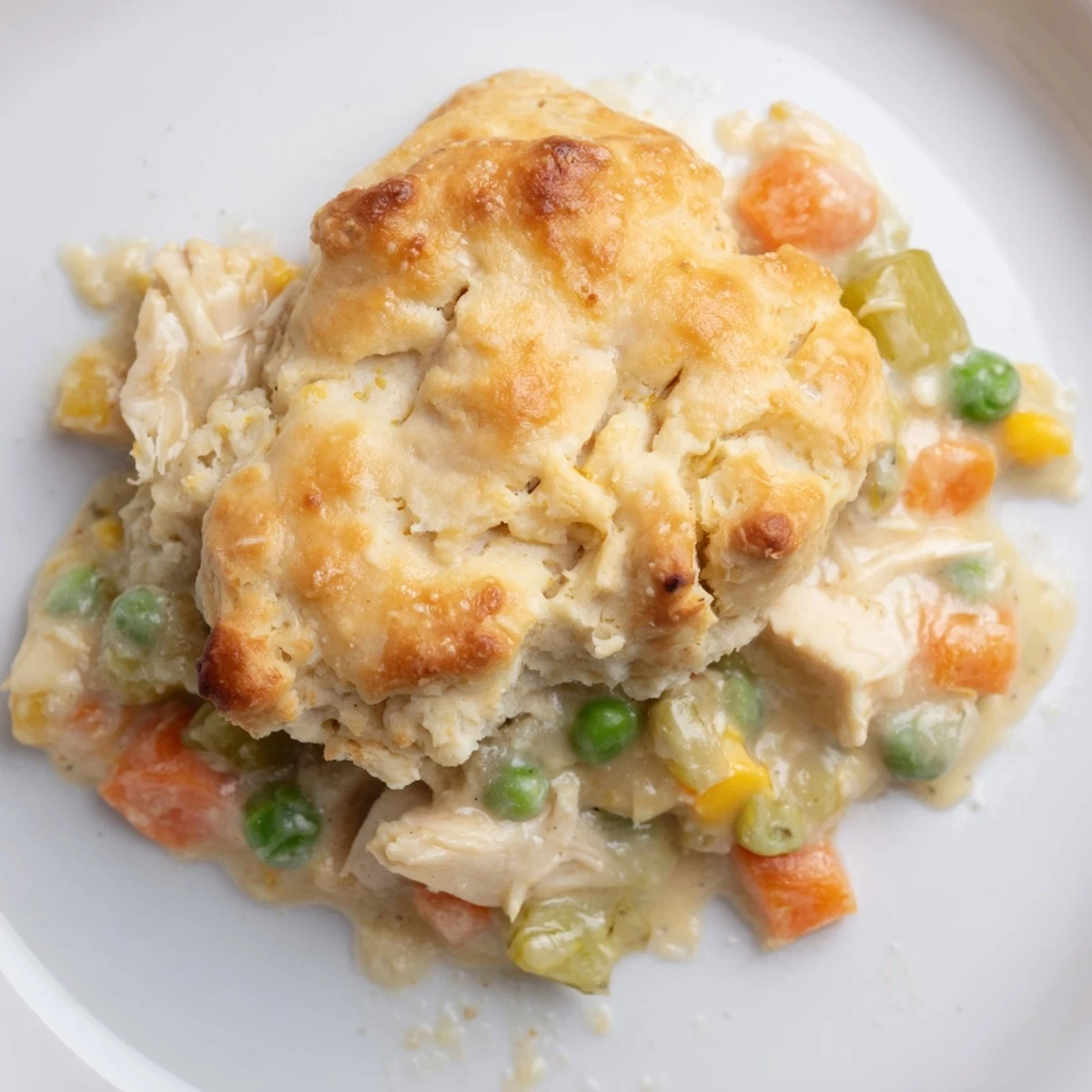 Chicken Pot Pie Biscuit Crust