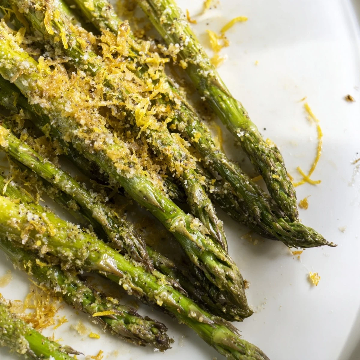 Roasted Asparagus Parmesan Lemon