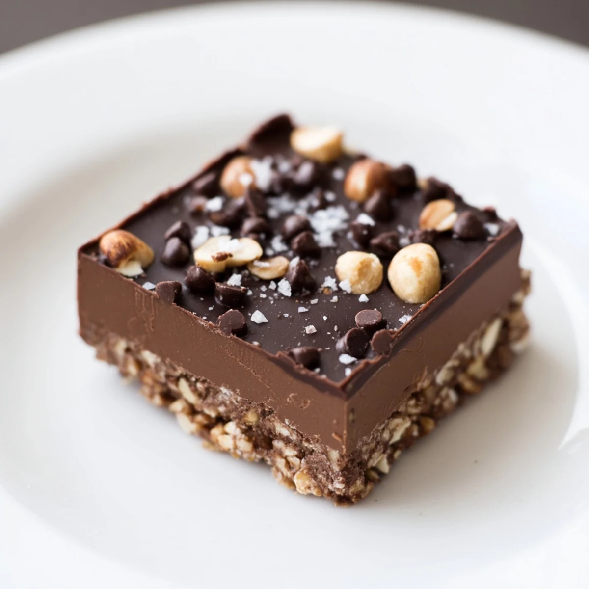 Homemade Chocolate Treat Bar cut into bars with a buttery cookie base and glossy, melted chocolate topping.