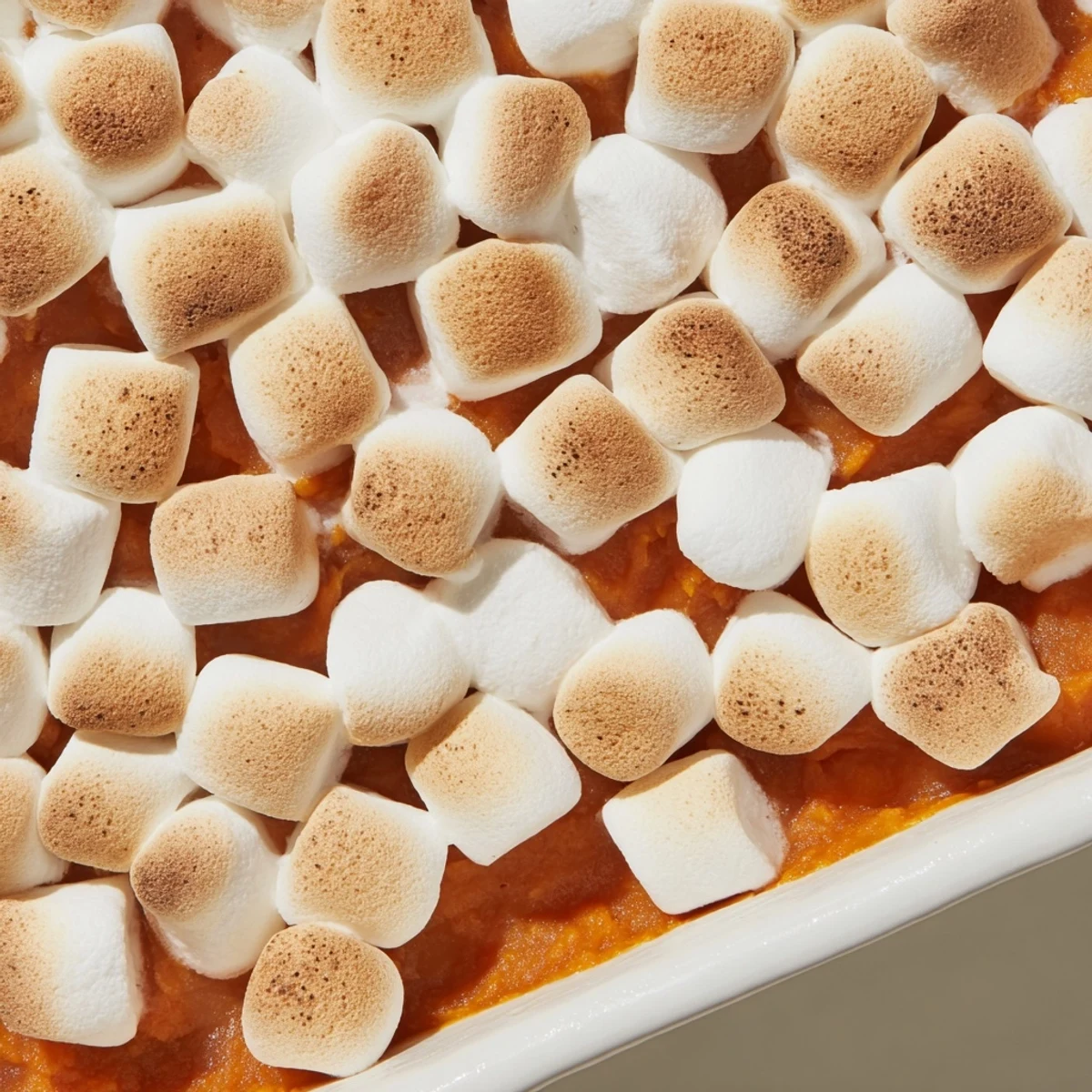Creamy Sweet Potato Casserole with toasted marshmallows, a classic holiday side dish everyone loves.
