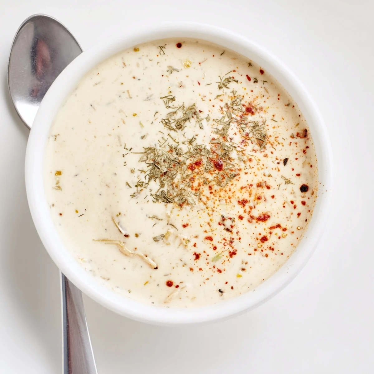 A close-up of hot honey ranch crispy chicken tenders sauce beside crispy chicken strips.