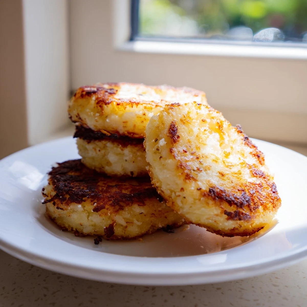 Traditional Irish potato cakes sizzling in butter with a perfectly crisp golden crust