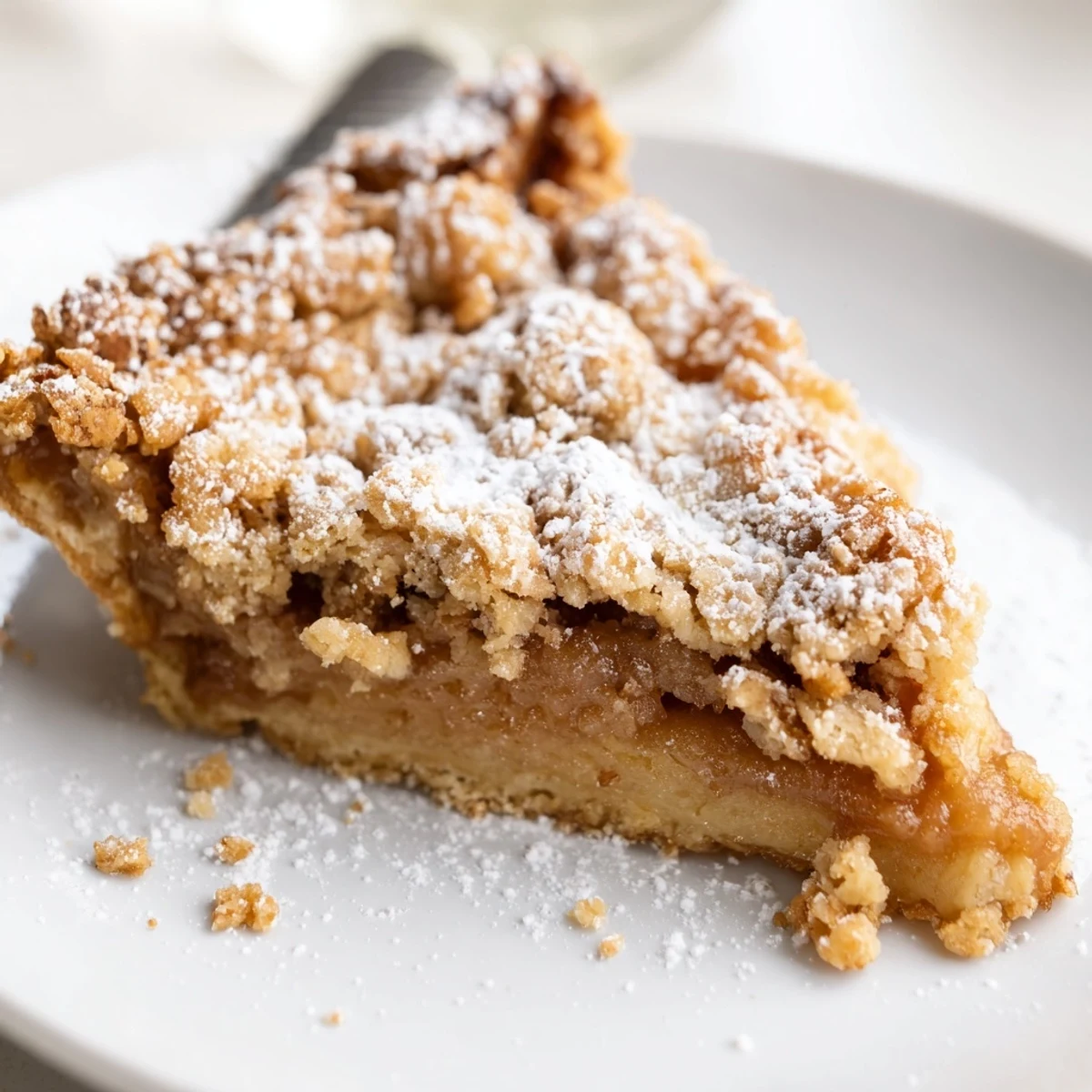 Warm Milk Bar Crack Pie cooling on rack, oat crust and buttery filling