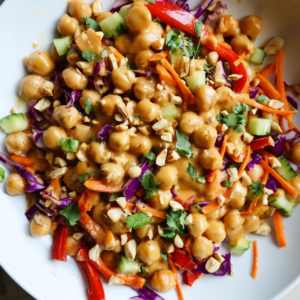 Crunchy Thai Chickpea Salad