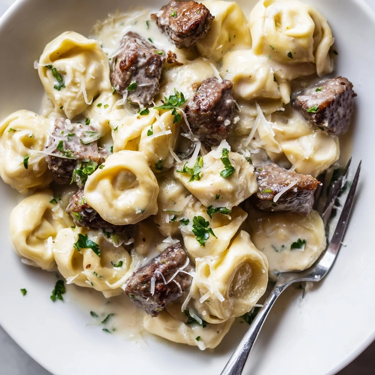 Garlic Steak Tortellini