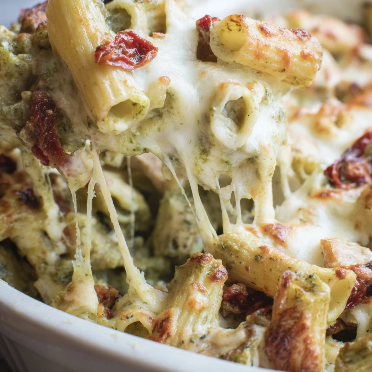 Pesto Chicken Pasta Bake