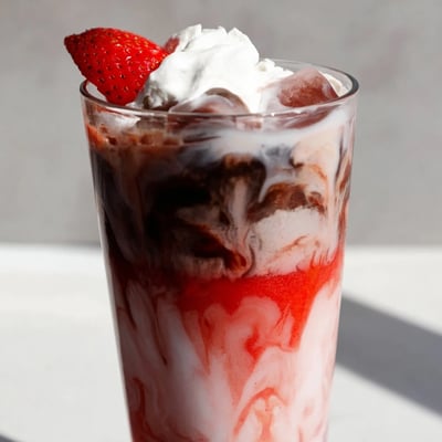 Strawberry Cream Cold Latte